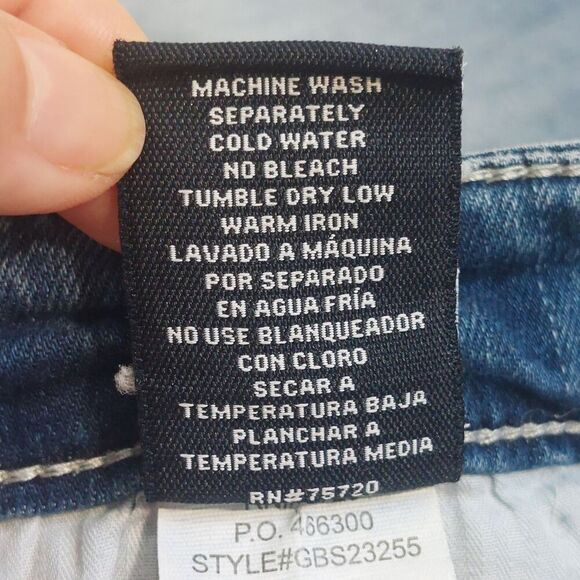 BKE Tyler Stretch Jean in Weber Men's Size 35x33 Blue Denim Cell Phone Pocket - Picture 11 of 15